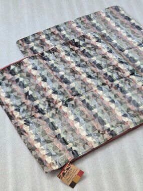 NWT Caldeira Colorful Geometric Pattern Decorative Pillow Covers 24"x24"